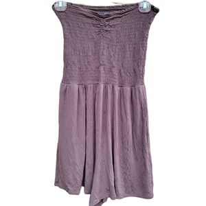 Aerie Short Cinched Strapless Dress